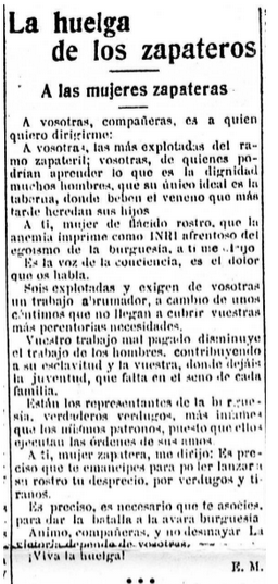 Du studoj pri ĝeneralaj strikoj de ŝuistojn en Barcelono (1918 kaj 1931)