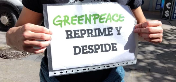 Crónica del pikete a Greenpeace del 13 de marzo de 2026