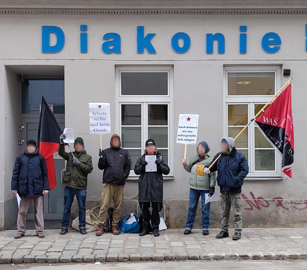 Wien: Gewerkschaftsproteste gegen Kündigung bei Diakonie