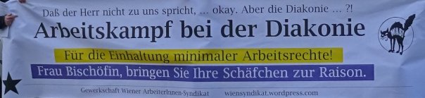 Protestierende und ProtestantInnen unter sich