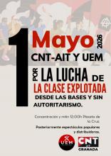 Primero de Mayo 2026 de CNT-AIT Granada y UEM