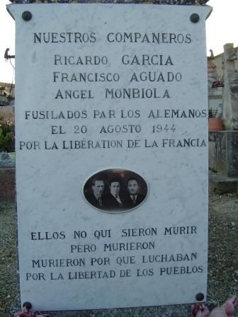 ★ 20 AOÛT 1944 : TROIS COMPAGNONS TOMBÉS SOUS DES BALLES FASCISTES