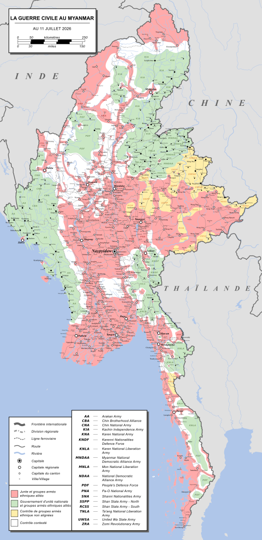 (1/2) Actualités de la guerre et de la révolution au Myanmar (Birmanie) : entretien avec un camarade du « Front internationaliste antifasciste » (AIF)